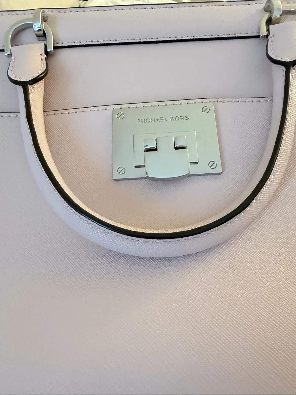 Micheal Kors Tina Large Top-Zip Satchel